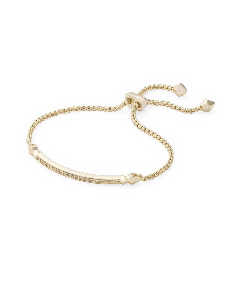 Ott Adjustable Chain Bracelet In Gold - Gold