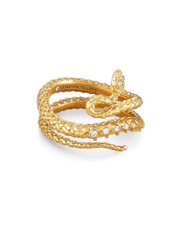 Phoenix Wrap Ring In Gold - Gold