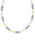 Women's Ainsley Convertible Chain Necklace In Gold/blue Enamel - Gold/blue Enamel