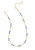 Women's Ainsley Convertible Chain Necklace In Gold/blue Enamel