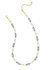 Women's Ainsley Convertible Chain Necklace In Gold/blue Enamel