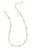 Women's Ainsley Convertible Chain Necklace In Gold/light Blue Enamel