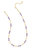 Women's Ainsley Convertible Chain Necklace In Gold/purple Enamel