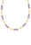 Women's Ainsley Convertible Chain Necklace In Gold/purple Enamel - Gold/purple Enamel