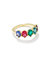 Women's Cailin Crystal Band Ring In Multi Mix - Multi Mix