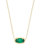 Women's Elisa Cat's Eye Necklace In Gold Emerald