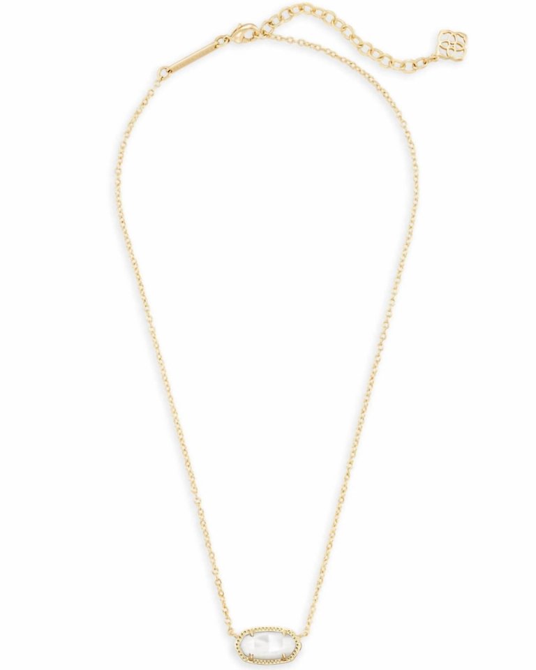 Women's Elisa Necklace In Gold Ivory Mop - Gold Ivory Mop