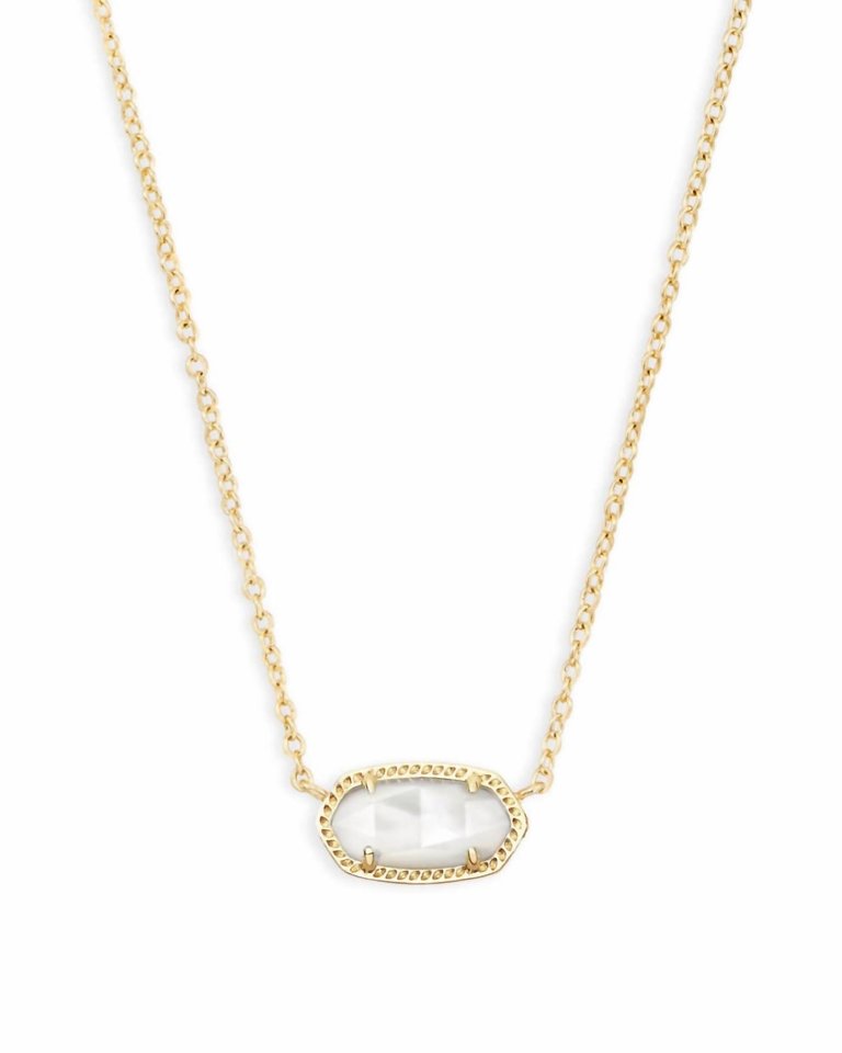 Women's Elisa Necklace In Gold Ivory Mop