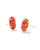 Women's Grayson Gold Stud Earrings In Berry Kyocera Opal - Berry Kyocera Opal