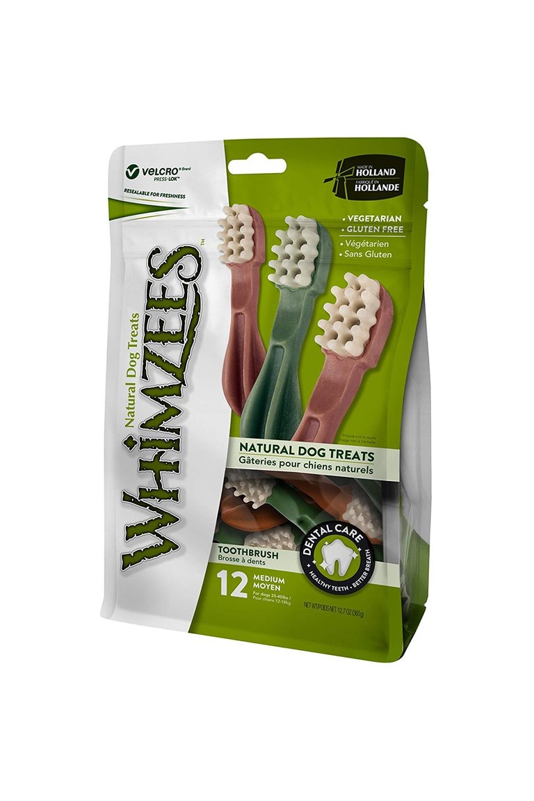 Whimzees Brush Pre Pack Dog Chew (May Vary) (4.5 inch)