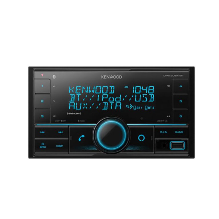 2-DIN Media Receiver with Bluetooth and Alexa