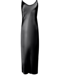 Minimal Slip Dress - Black - Black