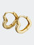 Amore Heart Huggie Earring - Gold Vermeil - Gold