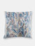 22" Taplow Blue Marbleized Throw Pillow