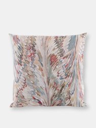 22" Taplow Multicolor Marbleized Throw Pillow