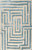 Anatolia Hand-Tufted Maze Rug - Sky Blue
