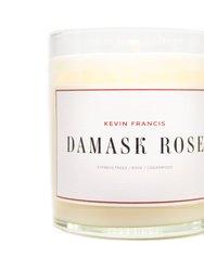 Damask Rose Scented Luxury Candle