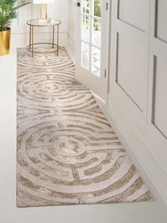Lucca Hand-Tufted Maze Rug