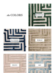 Theseus Hand-Tufted Maze Rug