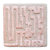 Theseus Hand-Tufted Maze Rug - Peony Pink