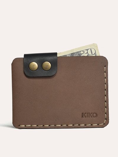 Kiko Leather Card Wallet - Brown product