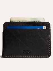 Triple Pocket Card Case - Black