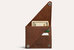 Wing Fold Card Case - Brown