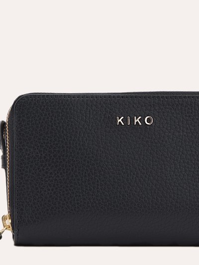 Kiko Leather Zip Around Crossbody Pebble product