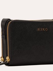 Zip Around Crossbody - Black