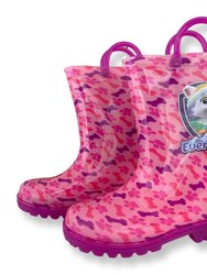 Paw Patrol Girls Light Up Rain Boots - Pink