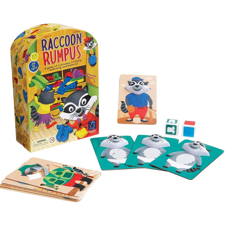 Raccoon Rumpus Preschool Game