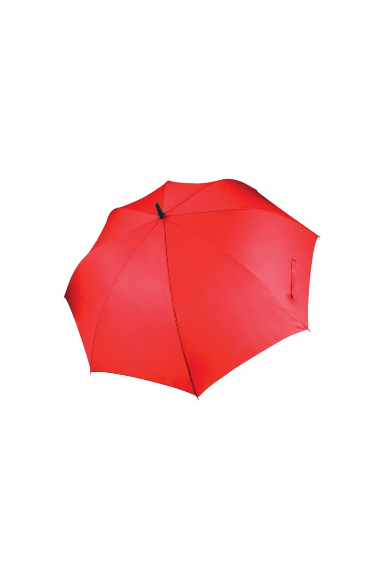 Kimood Unisex Large Plain Golf Umbrella (Red) (One Size) - Red