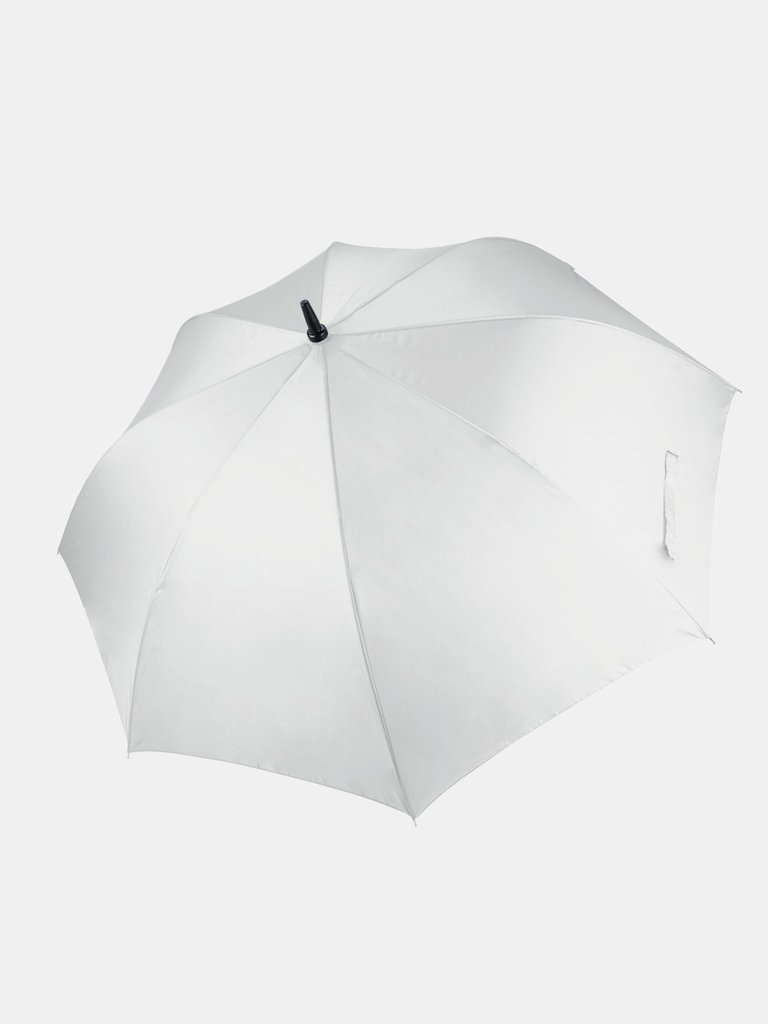 Kimood Unisex Large Plain Golf Umbrella (White) (One Size) - White