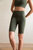 Willow Compression Bike Short in ActiveKnit - Forest