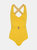Tuscany Luxe Belted One Piece - Yellow