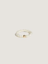 Biwa Pearl Ring - Gold
