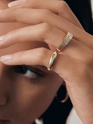 Dare To Love Classic Hollow Dome Ring Gold
