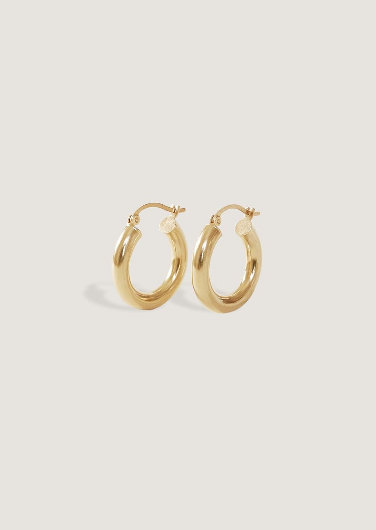 Classic Hoop Earrings - Gold