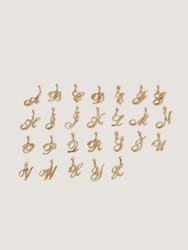Love Letter Charm Pendant - 14k Gold