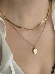 Maison Oval Locket Necklace I