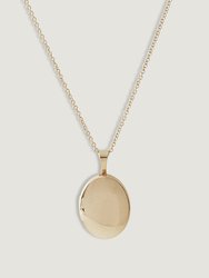 Maison Oval Locket Necklace I - Gold