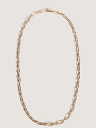 Mini Link Chain Necklace - Gold