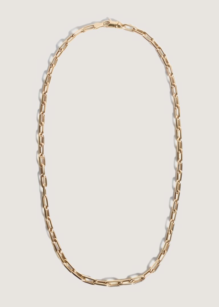 Mini Link Chain Necklace - Gold
