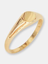 Petite Signet Ring - Gold