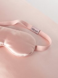 Adjustable Satin Eye Mask - Blush