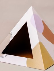 'Abstract' Cardboard Cat Pyramid
