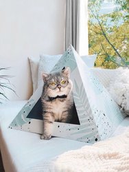 'Oasis' Cardboard Cat Pyramid