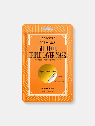 Kocostar Premium Gold Foil Triple Layer Mask product
