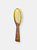 Jaspè Oval Gold Metal Pin Brush, Large