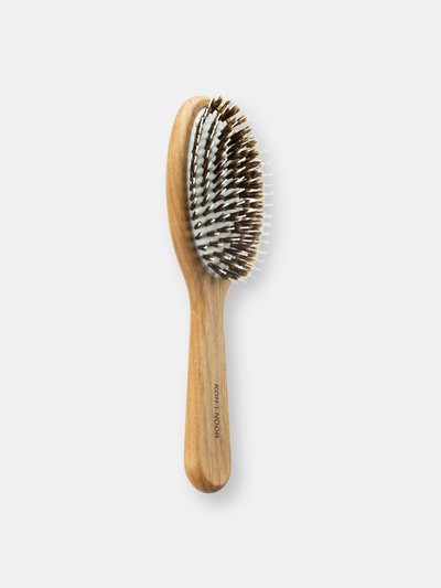 Koh-I-Noor Legno Alder Wood Pneumatic Hair Brush with Boar Bristles and Nylon Pins product